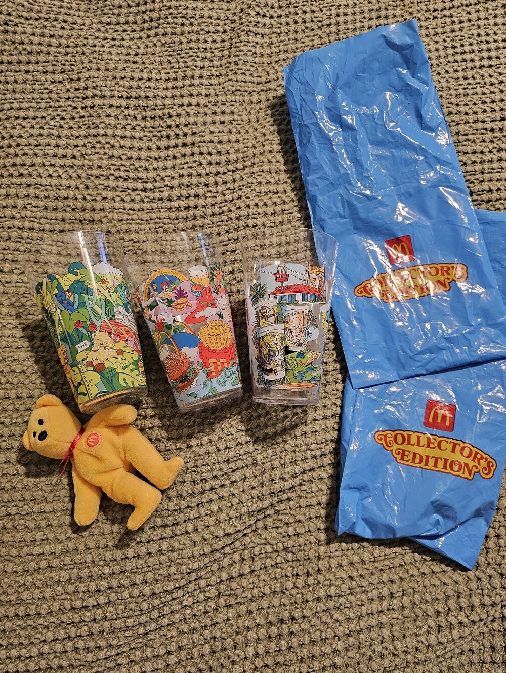 McDonald's Three Colorful Collector Cups